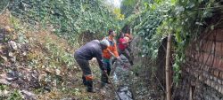 اجرای طرح پاکسازی و لایروبی کانالهای محله ولاغوز